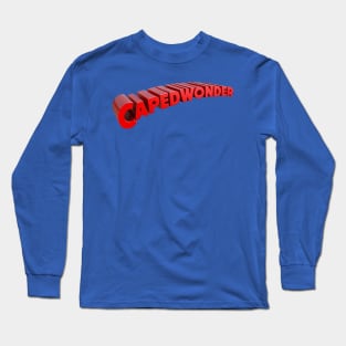 CapedWonder logo 9 Long Sleeve T-Shirt